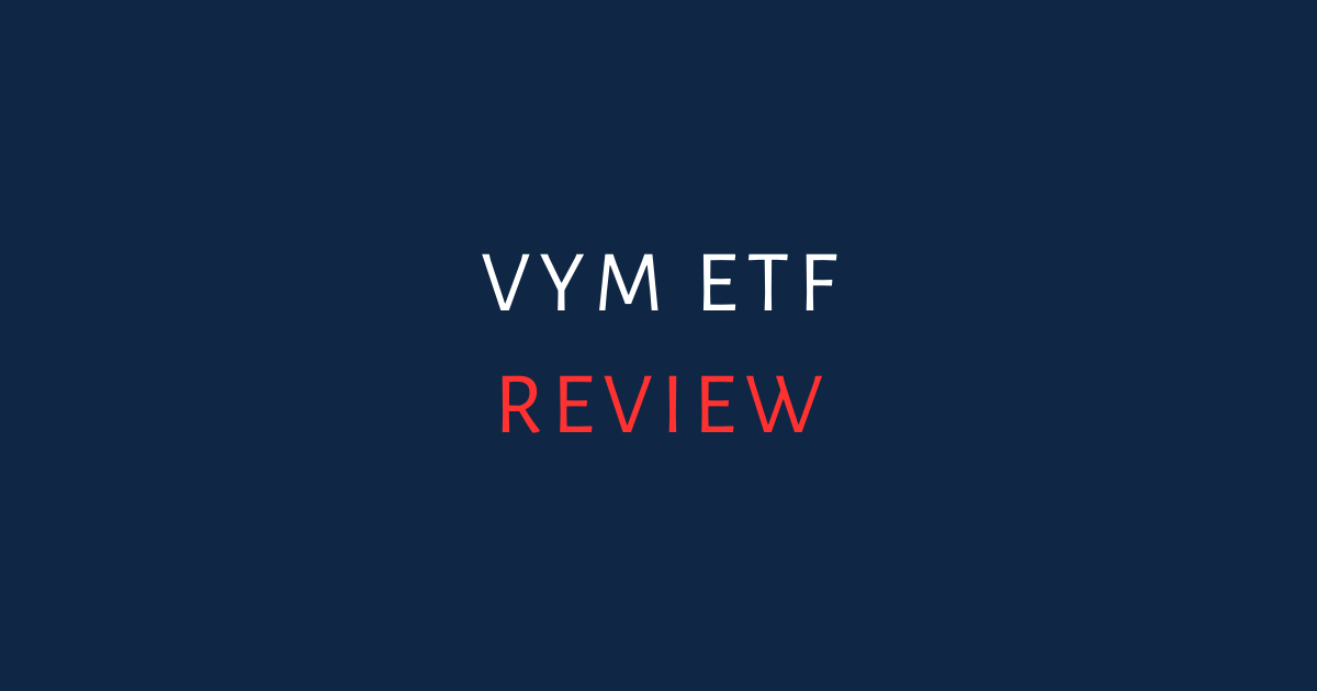 VYM ETF 10-year performance comparison chart showing growth of $10,000 investment