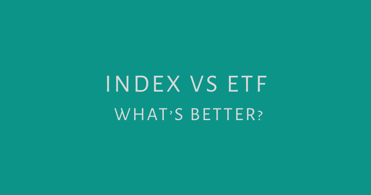index fund vs ETF comparison showing cost and return differences