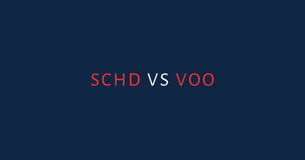 SCHD vs VOO ETF comparison featuring zero holding overlap, 10-year returns, and dividend growth analysis