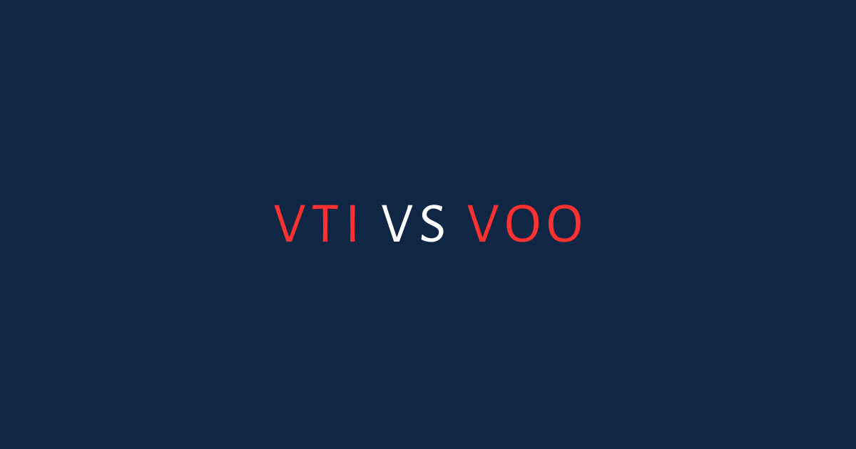 VTI vs VOO comparison showing 82% portfolio overlap with holdings donut chart and 10-year performance data