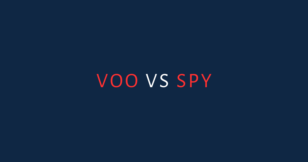VOO VS SPY